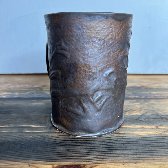Amy Ponce Trench Art Mug-Verdun 1918 WWI Veteran Collab | Stoneware VTG Memorial - Picture 3 of 9